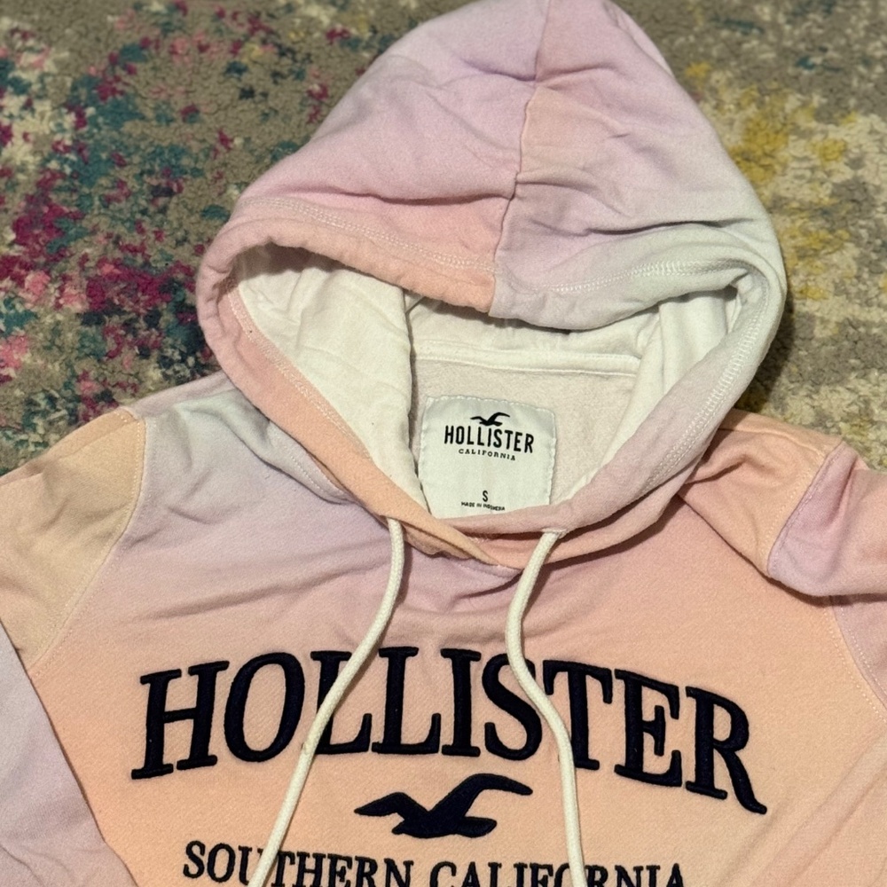 Hollister Pastel Sweatshirt Hoodie Girls Small